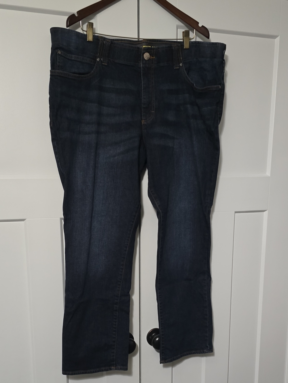 Lee Men's Straight Leg Dark Blue Jeans 44x30